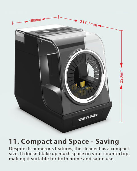 Turbo Power Automatic Hair Brush and Clipper Cleaner TPCL1